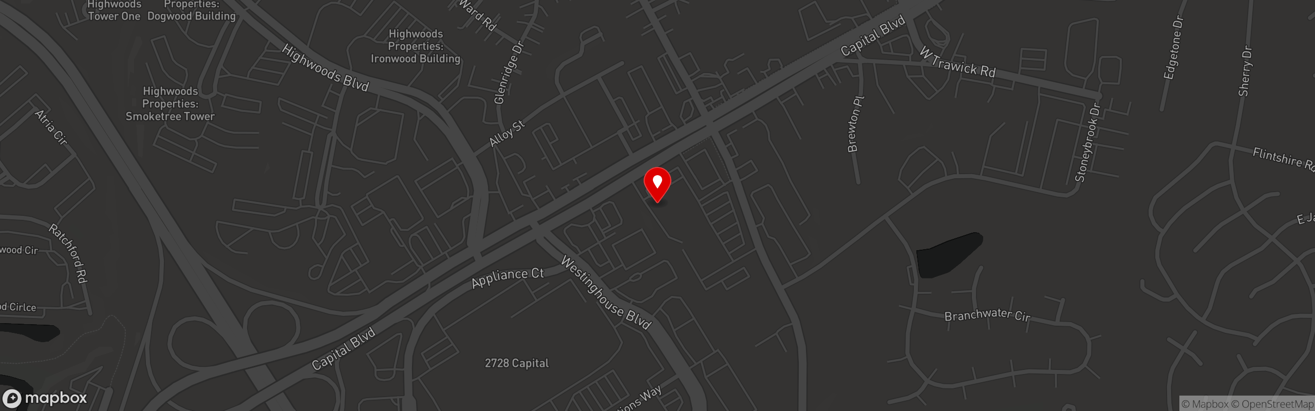 Street map pinning Tepuy Donuts in Tepuy Donuts - Raleigh