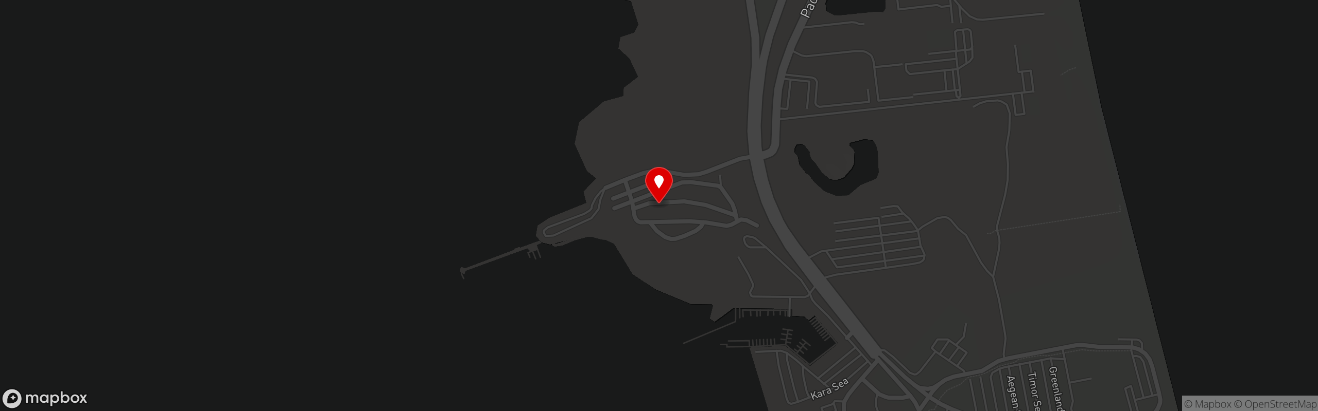 Street map pinning Sea Ranch Restaurant in Sea Ranch Restaurant