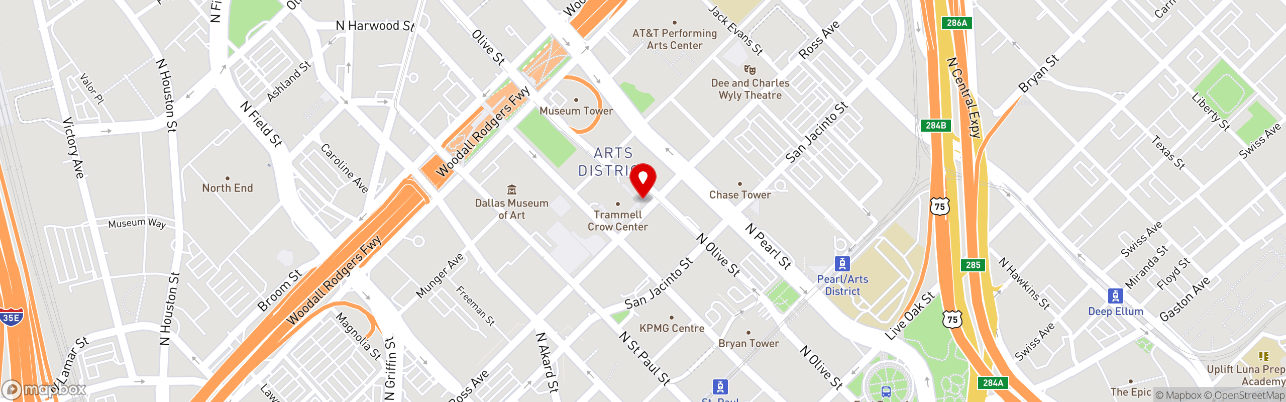 Street map pinning Sloane's Corner in Sloane's Corner