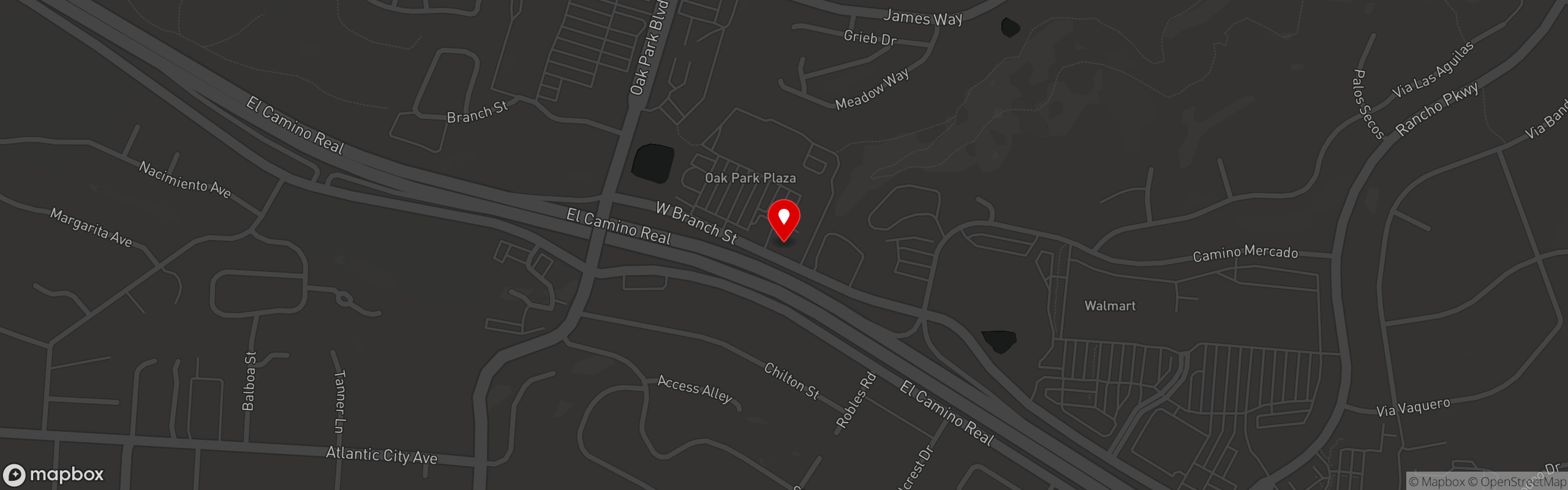 Street map pinning The Quarterdeck Seafood Bar & Grill in The Quarterdeck Seafood Bar & Grill