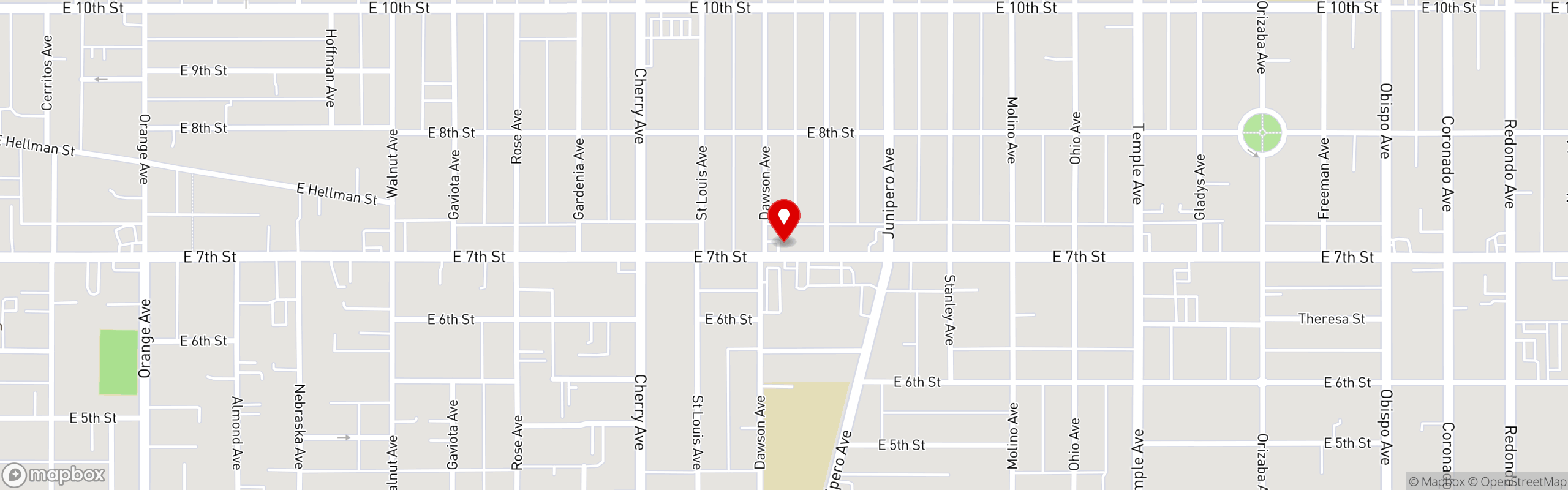 Street map pinning Pizza X Two in Pizza X Two - The Original