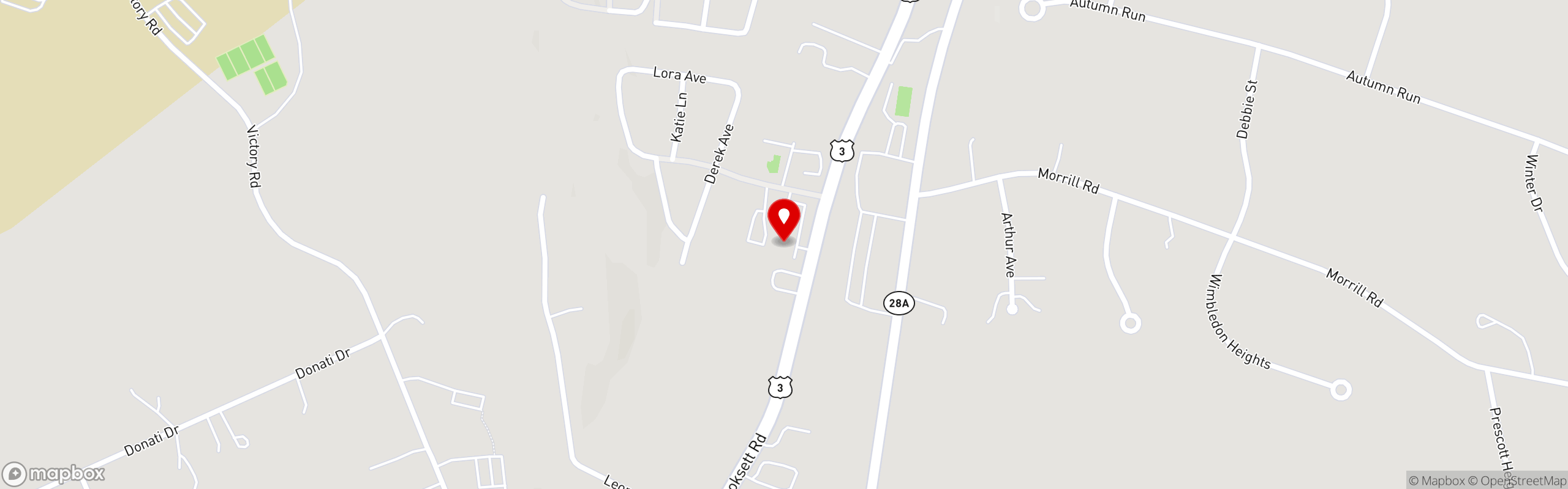 Street map pinning Big Kahunas Smokehouse in Big Kahunas Smokehouse Restaurant