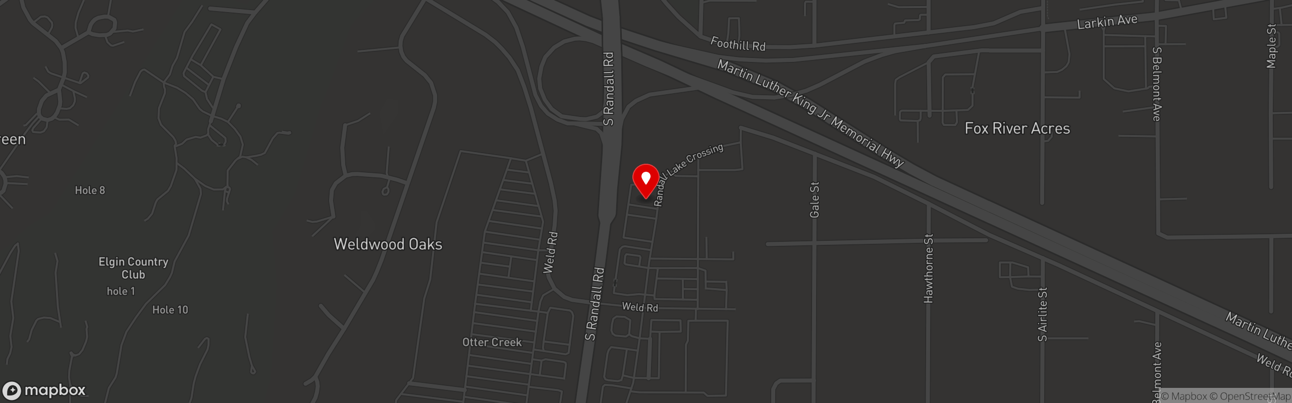 Street map pinning Smith's Prime in Smith's Prime