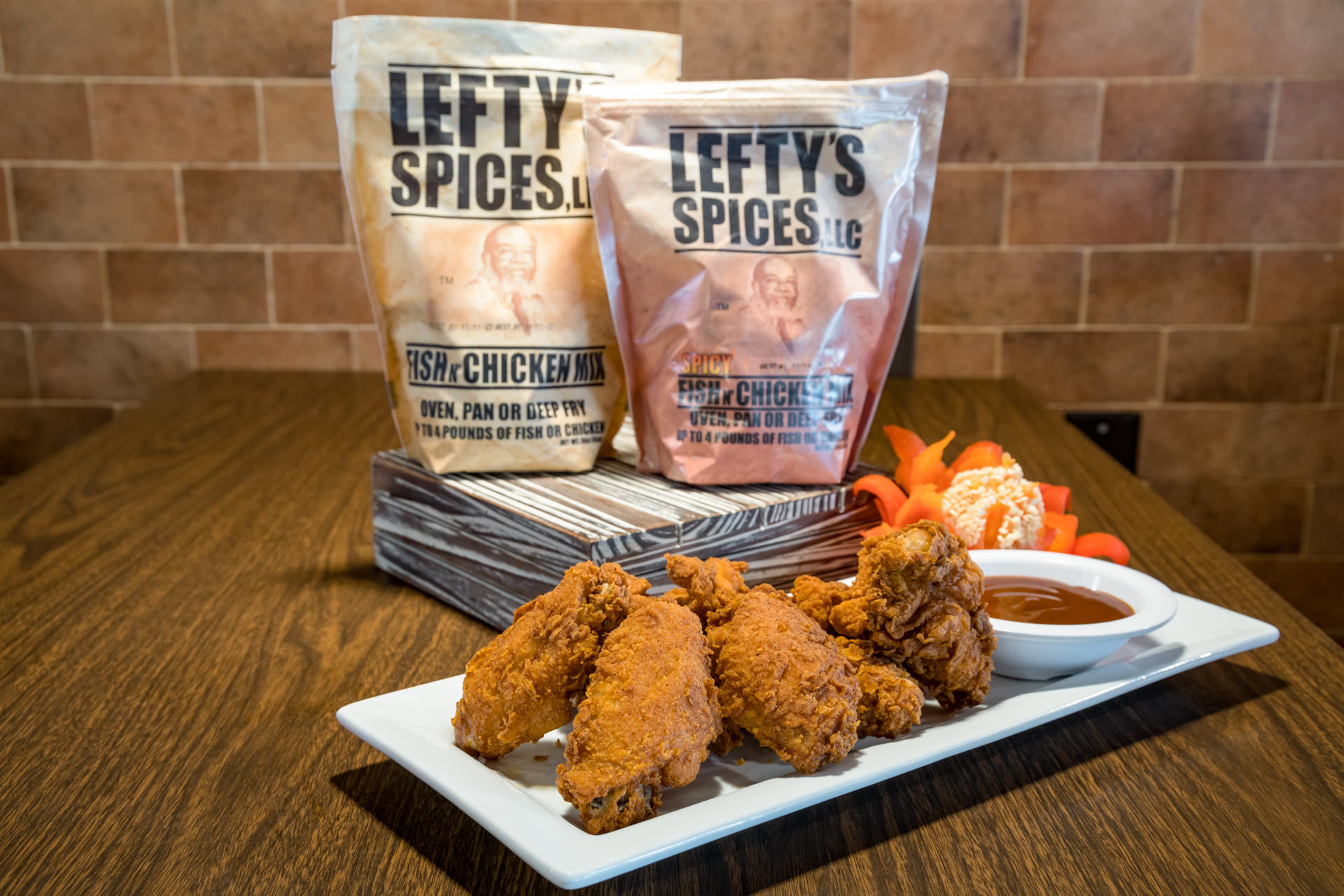 Fry Batter With Lefty's Famous Seasoning