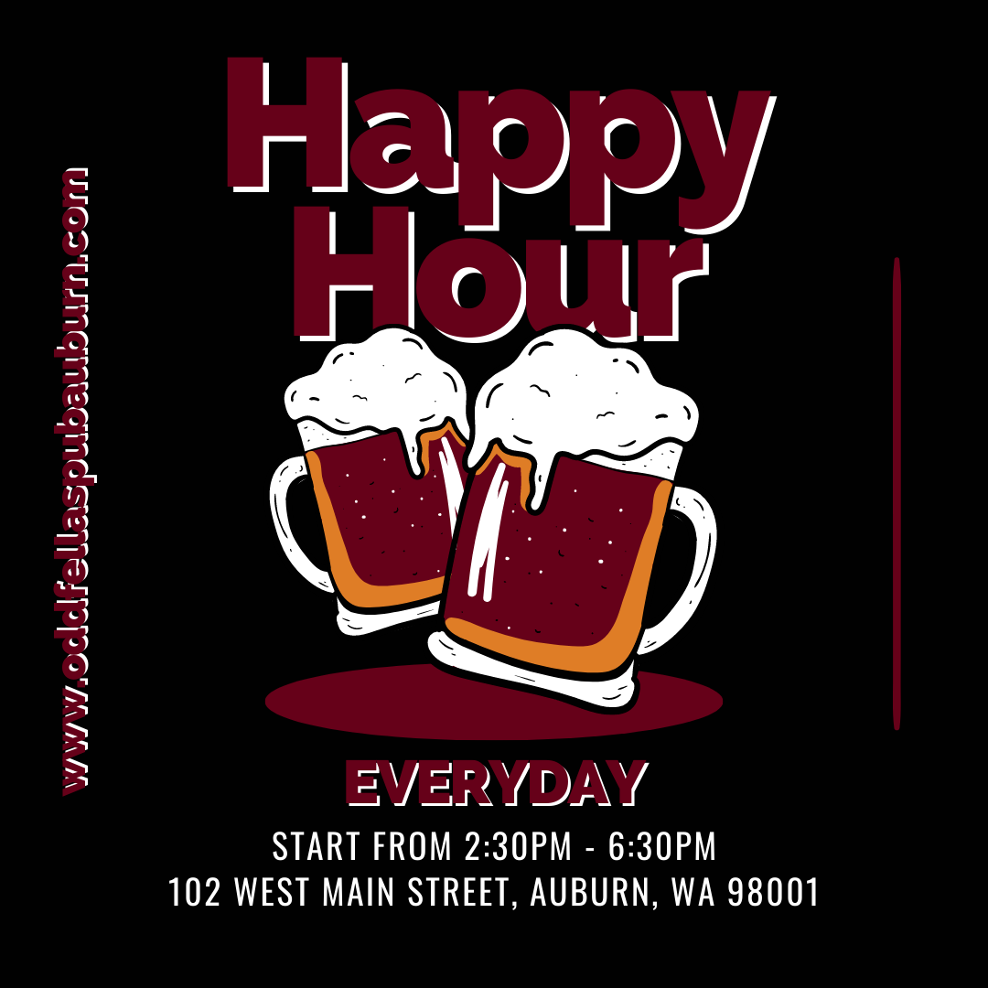 Happy Hour At Oddfella s Oddfellas Pub Eatery Auburn Bar