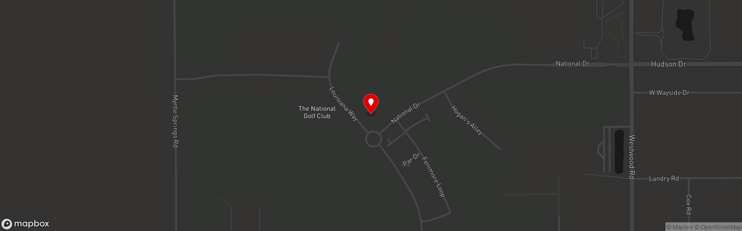 Street map pinning The Max in The Max At The National Golf Club Of Louisiana