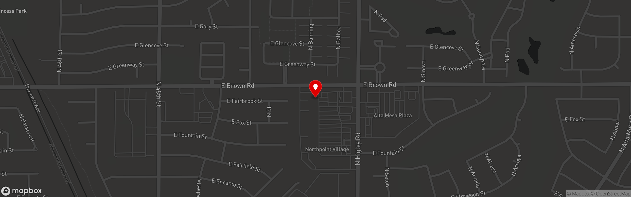 Street map pinning Knuckle Sandwiches in Knuckle Sandwiches