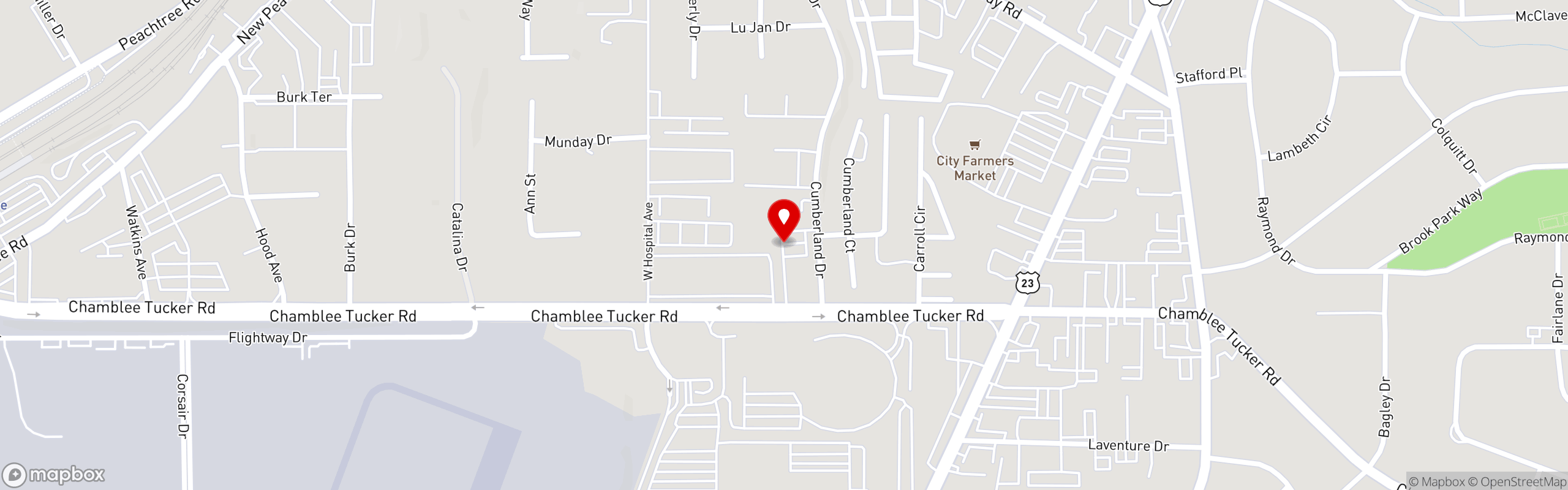 Street map pinning Mamak Vegan Kitchen in Mamak Vegan Kitchen
