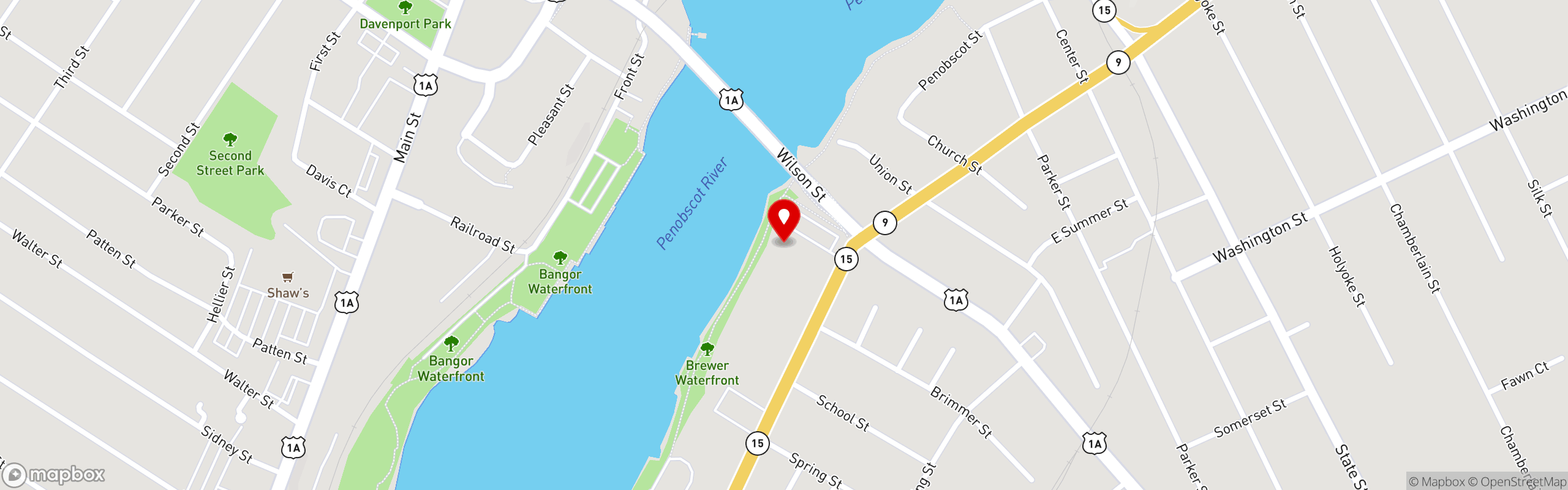 Street map pinning High Tide Restaurant and Bar in High Tide Restaurant & Bar