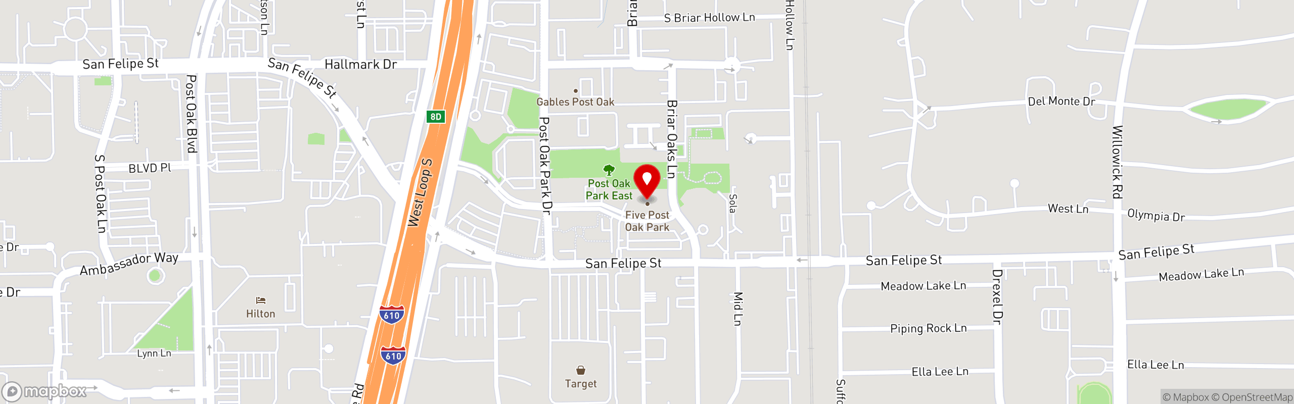 Street map pinning Mack Allen's Restaurant & Bar in Mack Allen's Restaurant & Bar