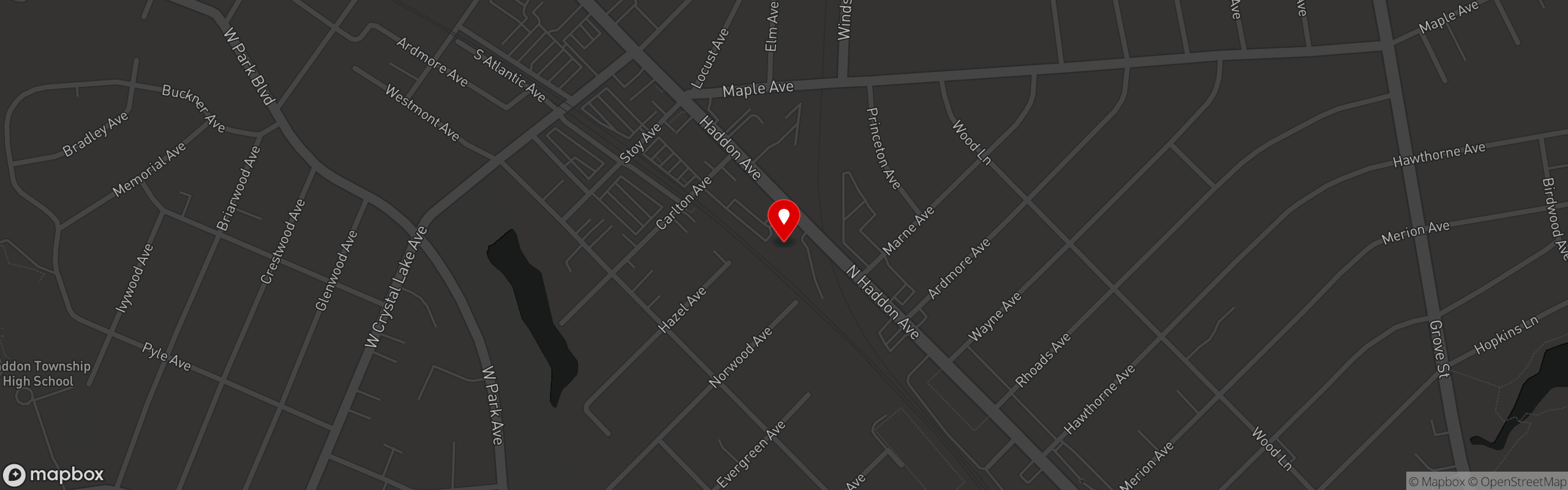 Street map pinning Central Taco and Tequila in Central Taco and Tequila