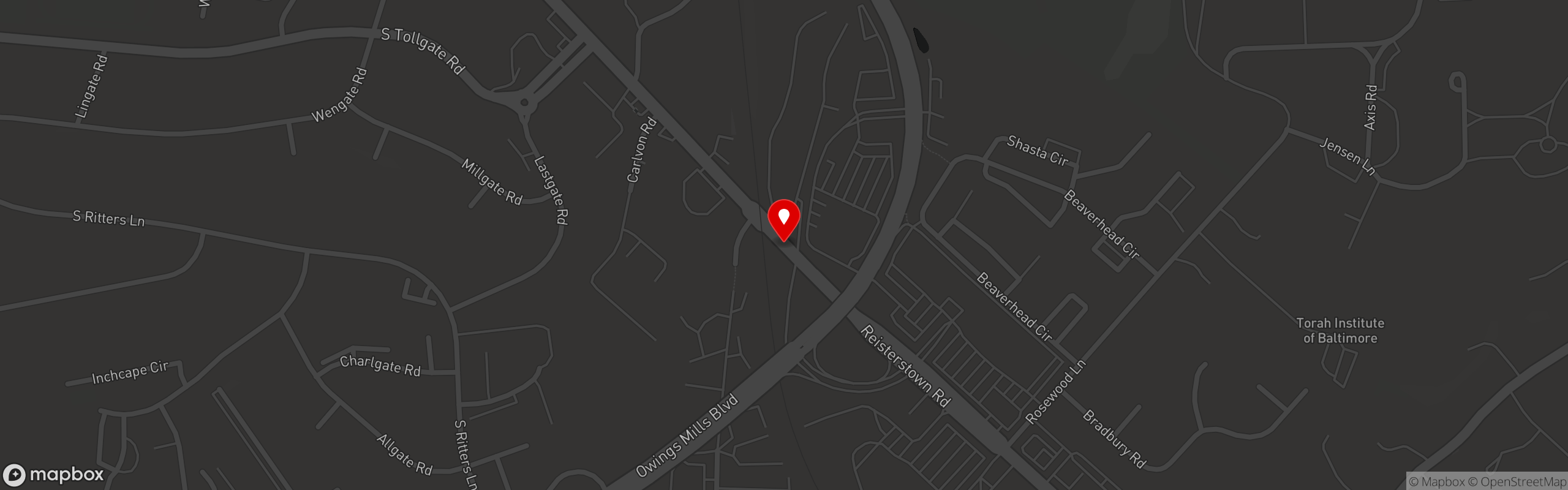 Street map pinning eggspectation in Charlotte