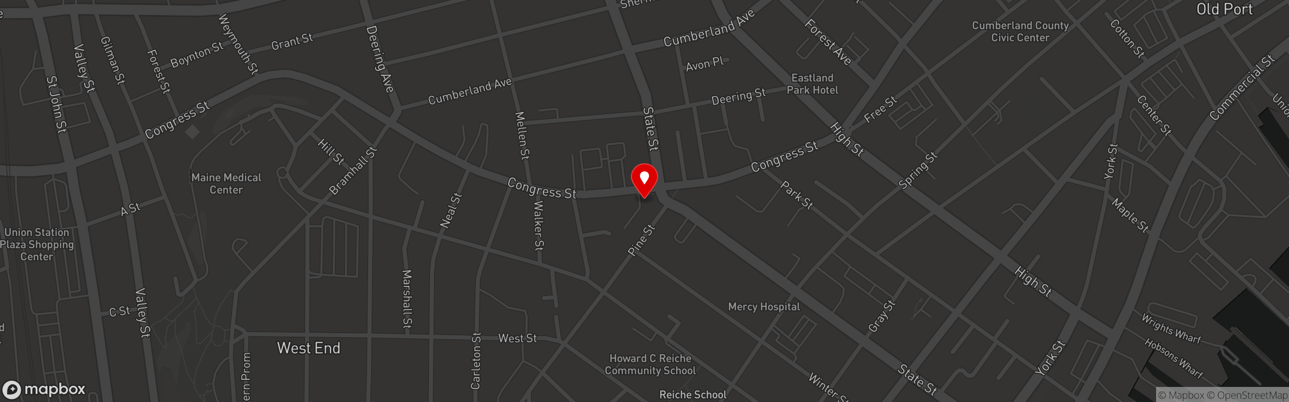 Street map pinning Restaurante El Corazon in El Corazon