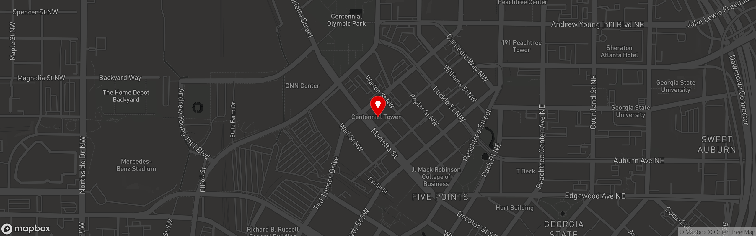 Street map pinning Thrive in Thrive