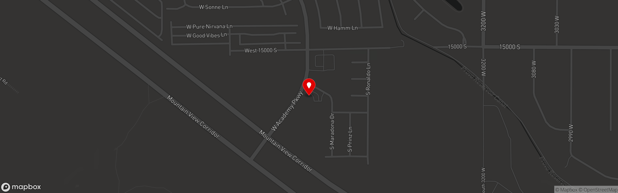 Street map pinning Redemption Bar & Grill in Redemption Bar & Grill