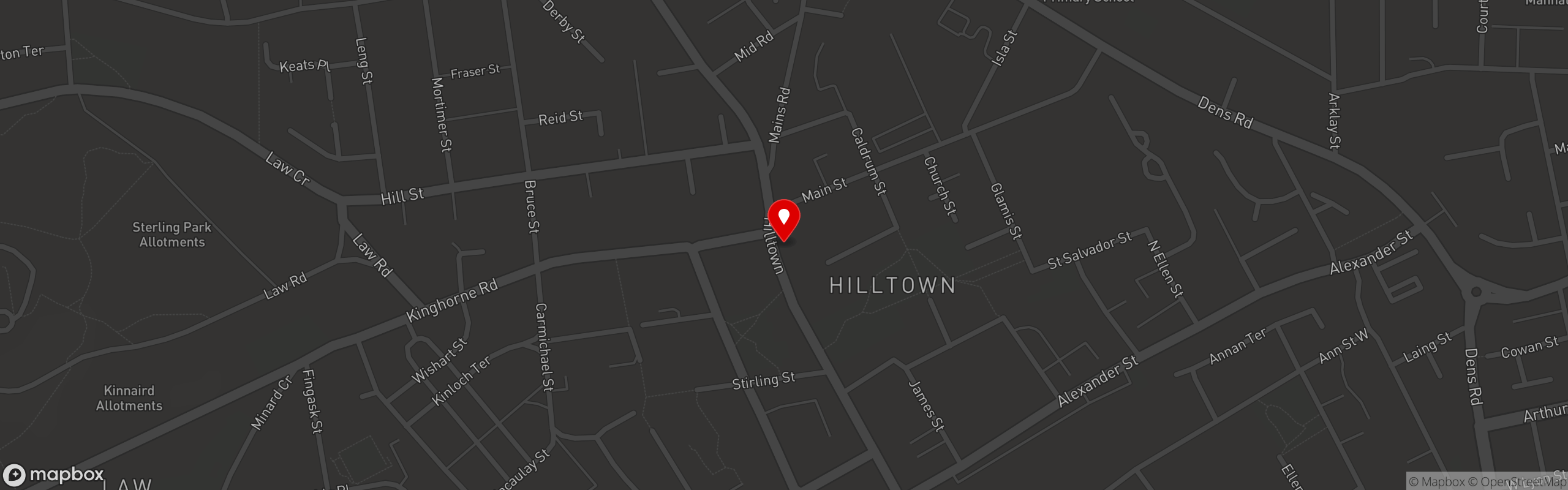 Street map showing the location of ChinaTown in ChinaTown