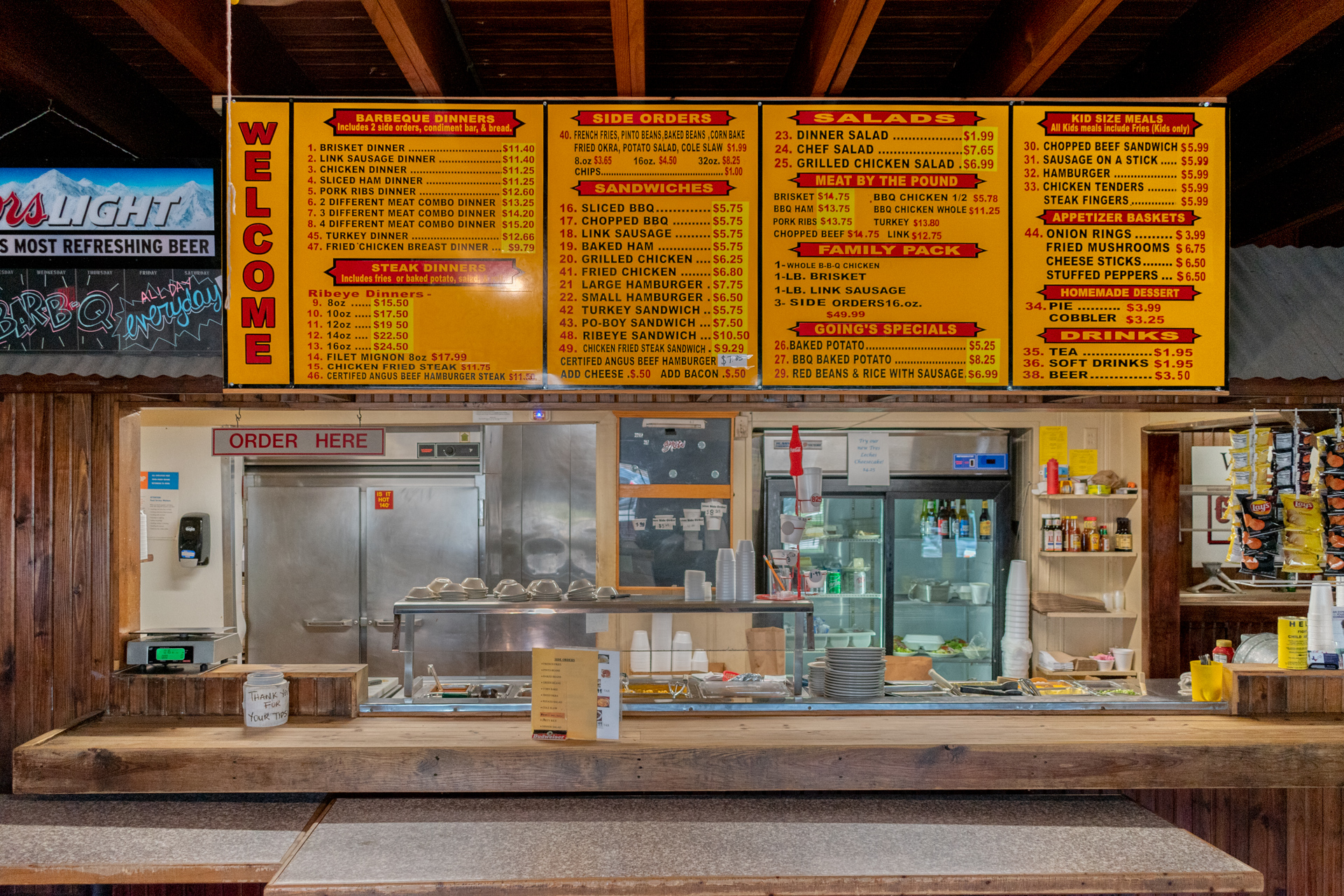 Turkey Dinner Going's BBQ Barbecue Restaurant in Baytown, TX