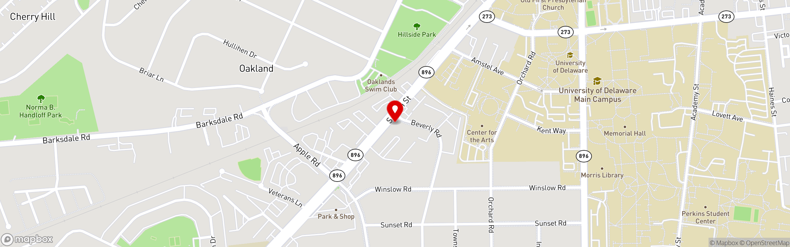 Street map pinning Cafeneo in Cafeneo